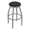 Holland Bar Stool Co 25" Swivel Counter Stool, Nickel Finish, Canter Iron Seat 80225AN008 - alternate 1